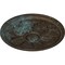Ekena Millwork Kaya Ceiling Medallion (Fits Canopies up to 5 1/4"), 23 5/8"OD x 1 1/2"P, Bronze Blue Patina CM23KABBS - alternate 4